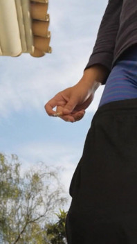 Hot Guy Caught Smoking and Sagging Outside (non-nude)