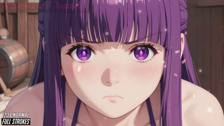 Game of Lust 3D: Gol Anime Busty Purple Haired Girl POV Fuck