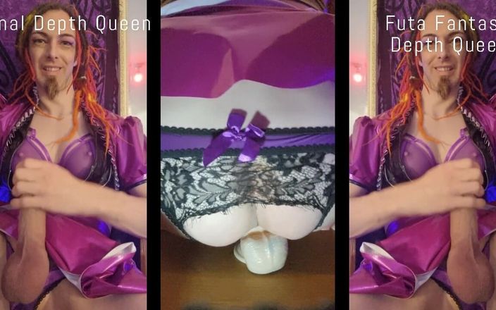 Jasmine Dlight - UK's most extreme anal porn star: Pvc panjang ungu anal dildo dan wank fest