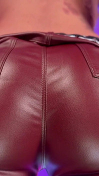 Booty Talk #3- Ebony Femdom Goddess Rosie Reed Ass Worship Mental Domination Tease and Denial Leather Pants