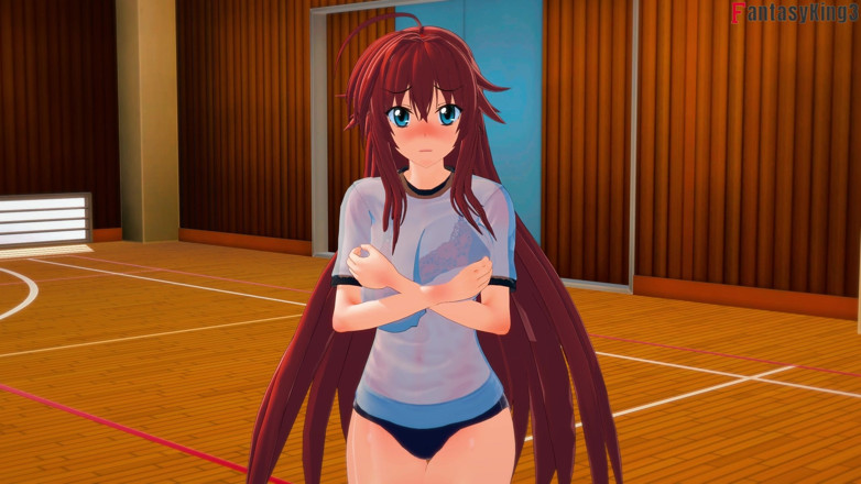Fantasy king: Rias gremory menggodaku dan ngajak aku ngentot di gym - serial...