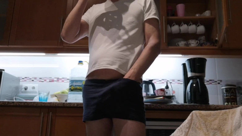 Rafael Torreano: Morning Routine: Pissing, Stripping and Jerking off