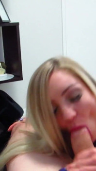 Cute stepsister sucks your cock to borrow your car
