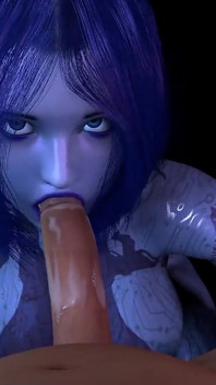Cortana ia muie în POV | Halo parodie porno 3D