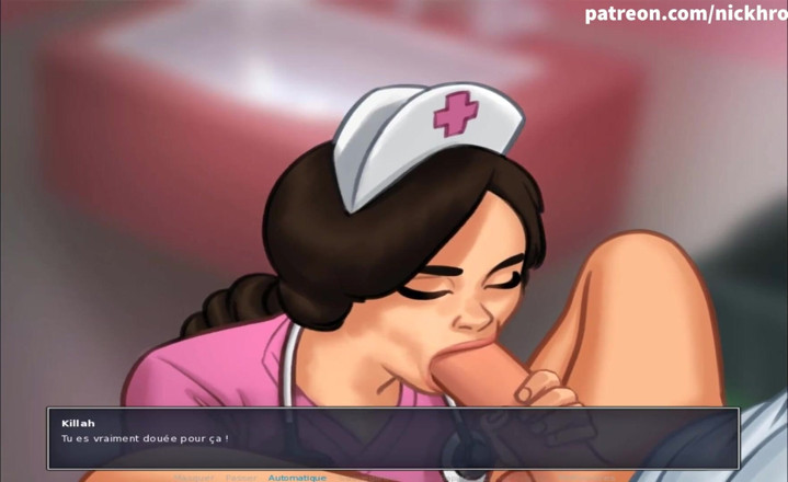 Cartoon Universal: Summertime saga 141 - 내 정액을 삼키는 간호사 (프랑스 서브)