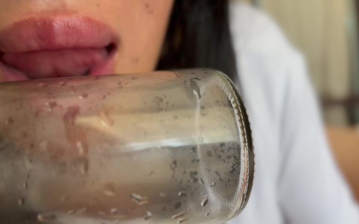 Asmr_mouth: Tonton aksi nakalku pakai botol ini