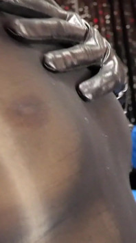 Worshipping My Encased Tits