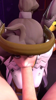 Mercy chupa pau de joelhos em pov | Overwatch paródia