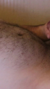 Hairy Gay Masturbating Uncut Cock
