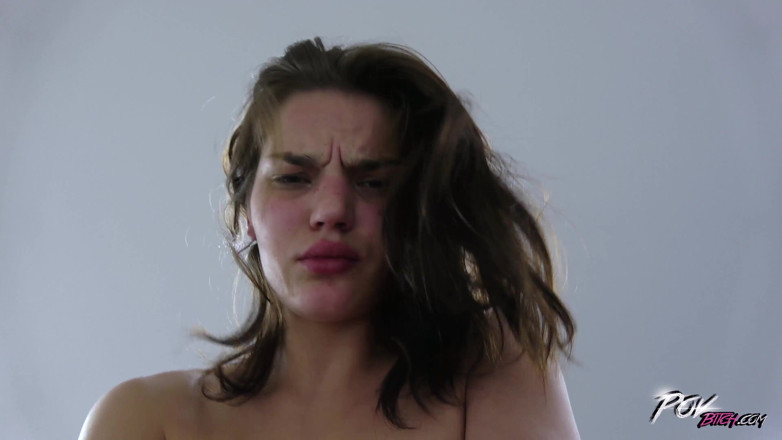 POV Bitch: Hot young chubby anal slut does it all