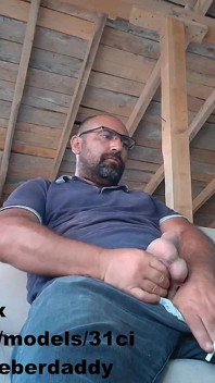 Your Master Is Tired and Can't Control Arousal While Smoking a Cigarette and Ejaculates.