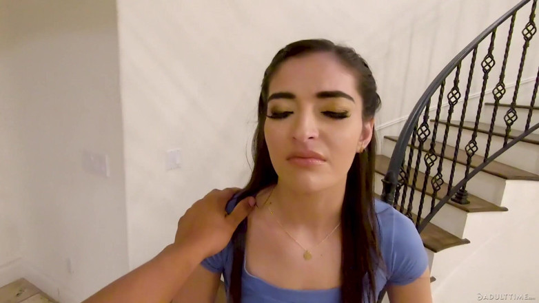 Adult Time: Stuck babysitting my new Stepsister &amp; she gets creampied