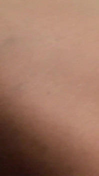 Little black teen with pierced nipples gets to feel the huge meat whip from her husband