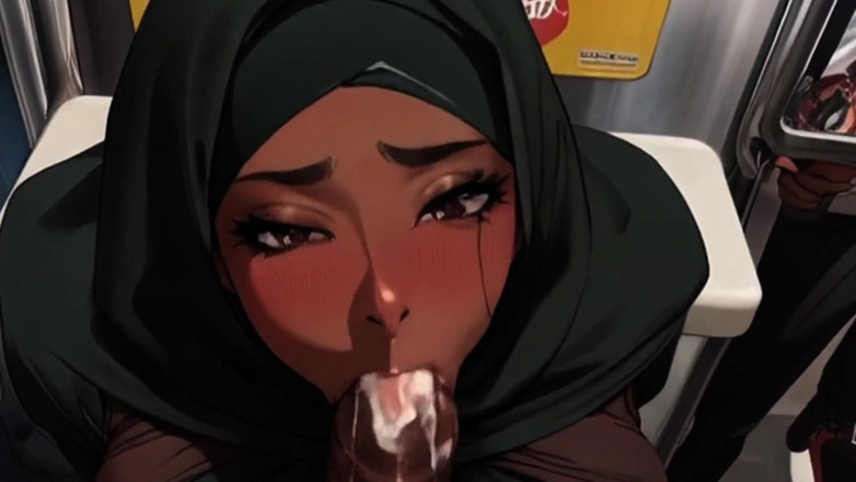 Spicy Toons: Femei etiopiene venerează pula neagră pe Eid în hentai nou de...