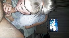 Audrey: Blowjob und squirting, das ist, was du von meiner stiefmutter...
