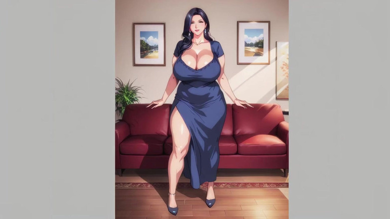 AI art: Futai cu mamă sexy cu țâțe mari
