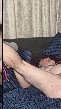 Bound Vibrator Prostate Massage and Hand Job