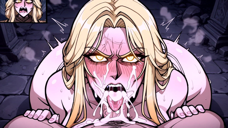 Croft AI Art: Naughty Marika Fucking Her Pussy, Hot Sex - Ia Arte