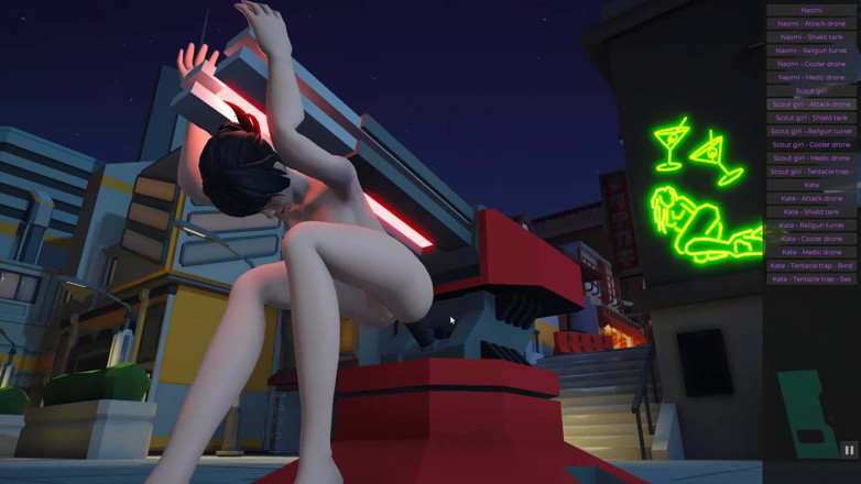 Cumming Gaming: Cyberpink tactics [jogo SFM] Ep.1 Quase toda galeria de cenas com...