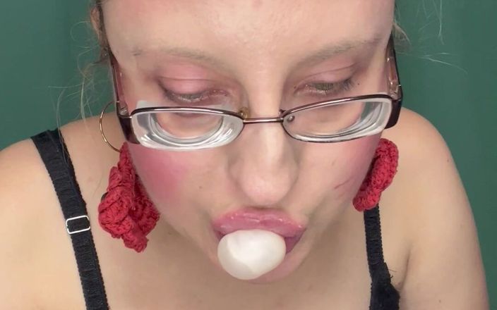 FinDom Goaldigger: Круглая резинка больше в больших очках, часть 3, #glasses #eyeglasses #bubblegum