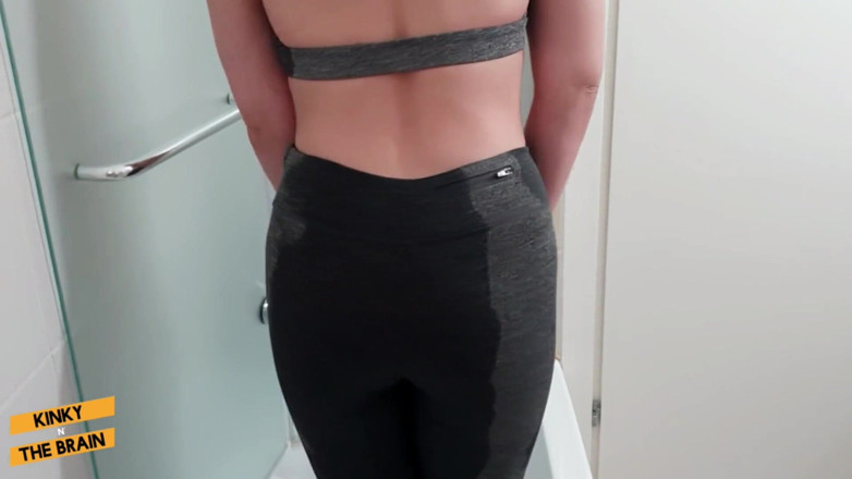 Kinky N the Brain: Wetting My Gym Clothes Together - Colored Version