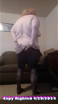 Sexy BBW Mature Nurse Vicki Puts on Pantyhose Requested