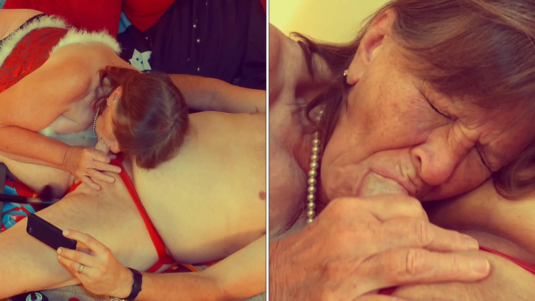 Carmen Angel: Oma Carmen: Neukmachine Pikzuigen, Klaarkomen in De Mond Noordpool Slet 12224fap