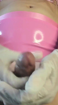 Cv Your Sexy Elf Using Gloves to Show You How Eat Cum