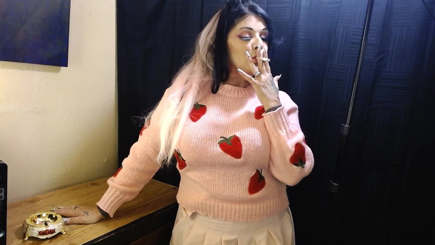 Soft Pink Knit Sweater Smoking (TLC 1992)