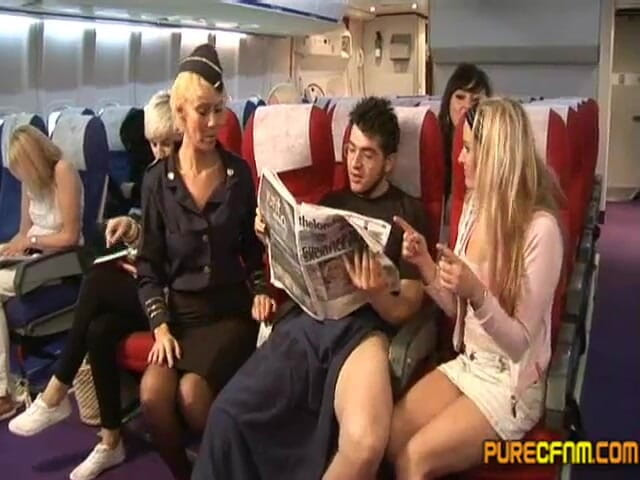 Pure CFNM: Exposed on the Airplane