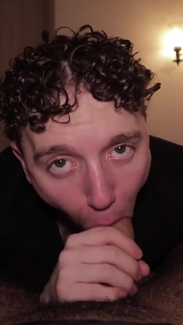 POV Twink Blowjob Cum Eating Nico Mucci Sucking Sweaty Daddy Camilo Brown's Big Uncut Cock (Camilo Brown)