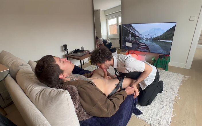 Harry_Jen: Harry_jen | Gay i en korsett Straddled Daddy's Big Cock och...