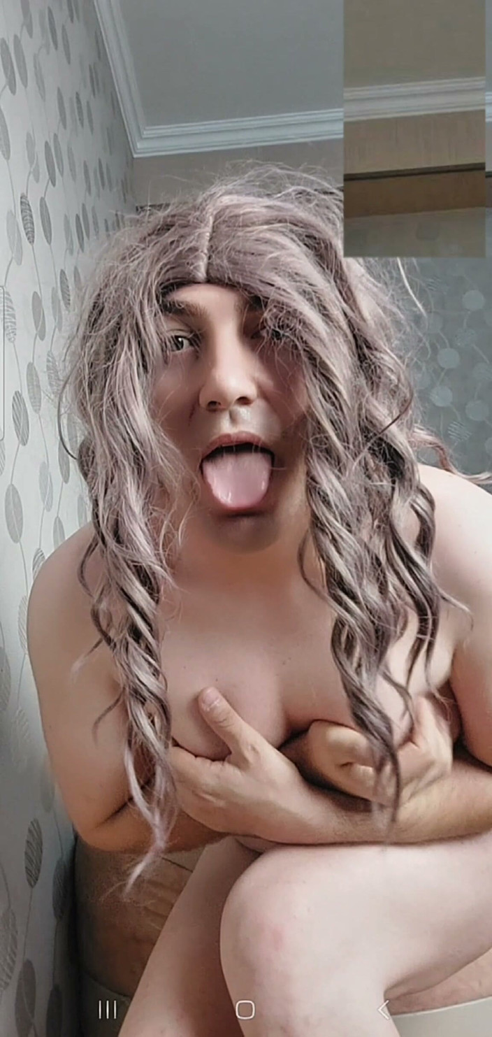 Kitty_Cross: Webcam Slut Femboy Makes Her Fan Cumming Finally