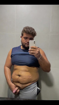 Qui ero nel bagno della palestra