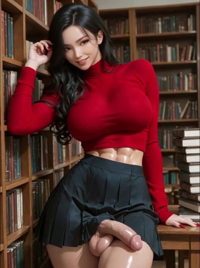 Michele Henri: Futanari di Perpustakaan