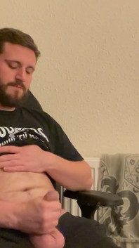 Playing with My Chunky Cock