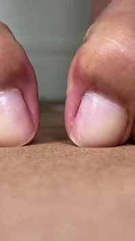 Unghie Dei Piedi Naturali Della Gìgantessa