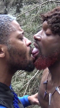 Black Panther Fucks and Breeds Tight Black Hole Outdoors