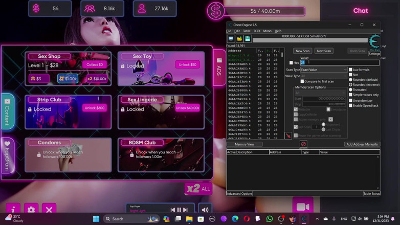 LewdArcade: Seks doll simulator 3 permainan lucah bahagian 02 permainan seks 18+ permainan bogel