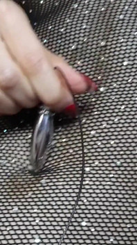 Red Nails, Belly Button and Abs to Mesmerize You