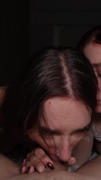 내 자지를 입에 사정할 때까지 자지를 따먹는 Luna Evans 그리고 Lelya Mult