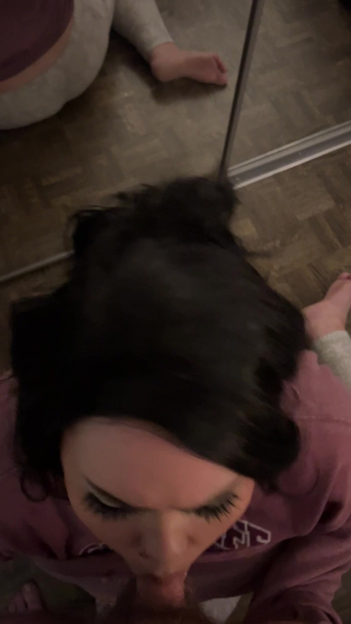 MyPrejacBoyfriend: Ingoio di sborra in bocca solo pompino con post orgasmo