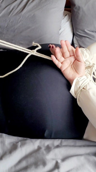 Hog Tied in a Ultra Tight Pencil Skirt