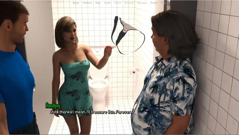 XXX Games Bunk: Yaşamaya değer bir hayat - oyun - rol yapma - kocasının önünde umumi tuvalette...
