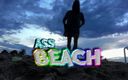 DJ Buttpussy: Gapande mitt rövhål på en privat strand