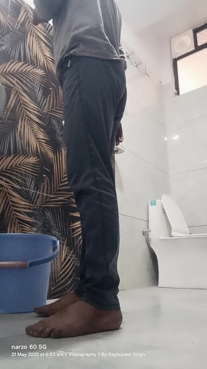 Rajasthani-old-lover: Hombre indio disfruta de la masturbación