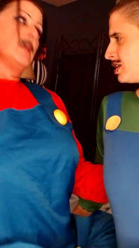 Lesbian Bercium Halloween Cosplay