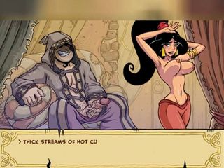 3DXXXTEEN2 Cartoon: Jasmine se učí nestydat. 3D porno kreslený sex