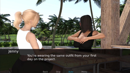 Johannes Gaming: Project hot wife - gioca con le tette di jenny all'aperto
