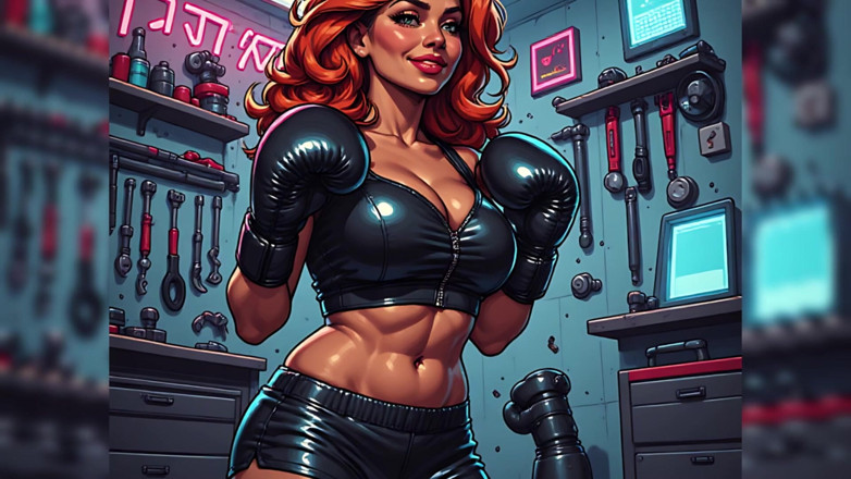 AI Porn: Seksi kadınlar boxercise art